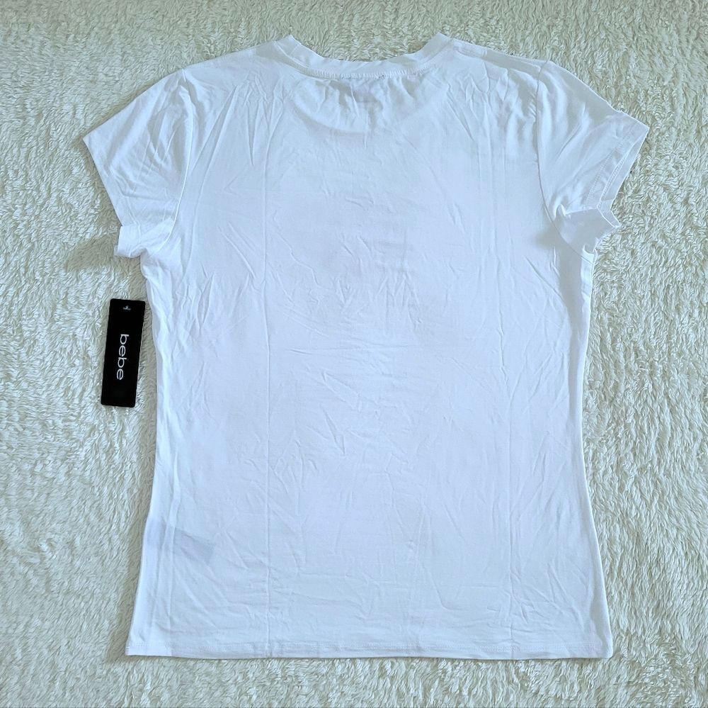 bebe "Love"💜 Lips💋 Top - NWT - Picture 2 of 16